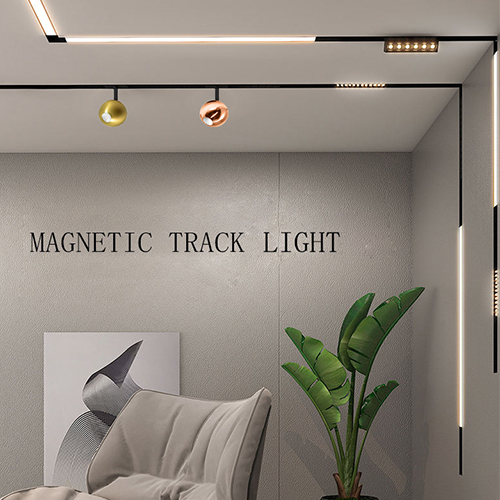 Magnetic track lighting