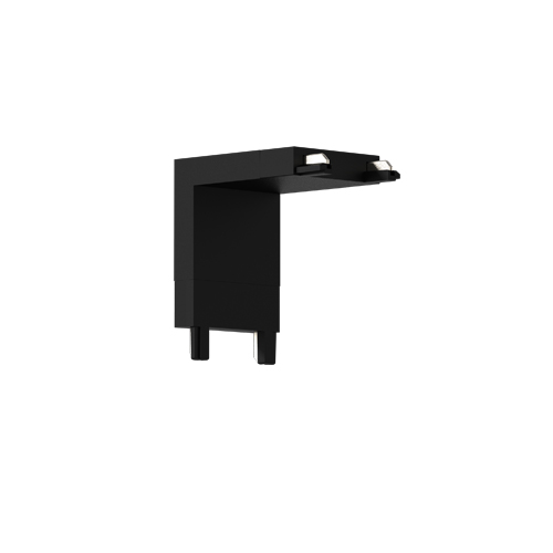 L vertical corner joint